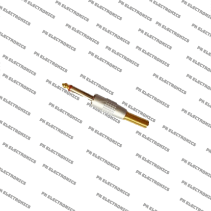 فیش میکروفون فلزی نوک طلایی